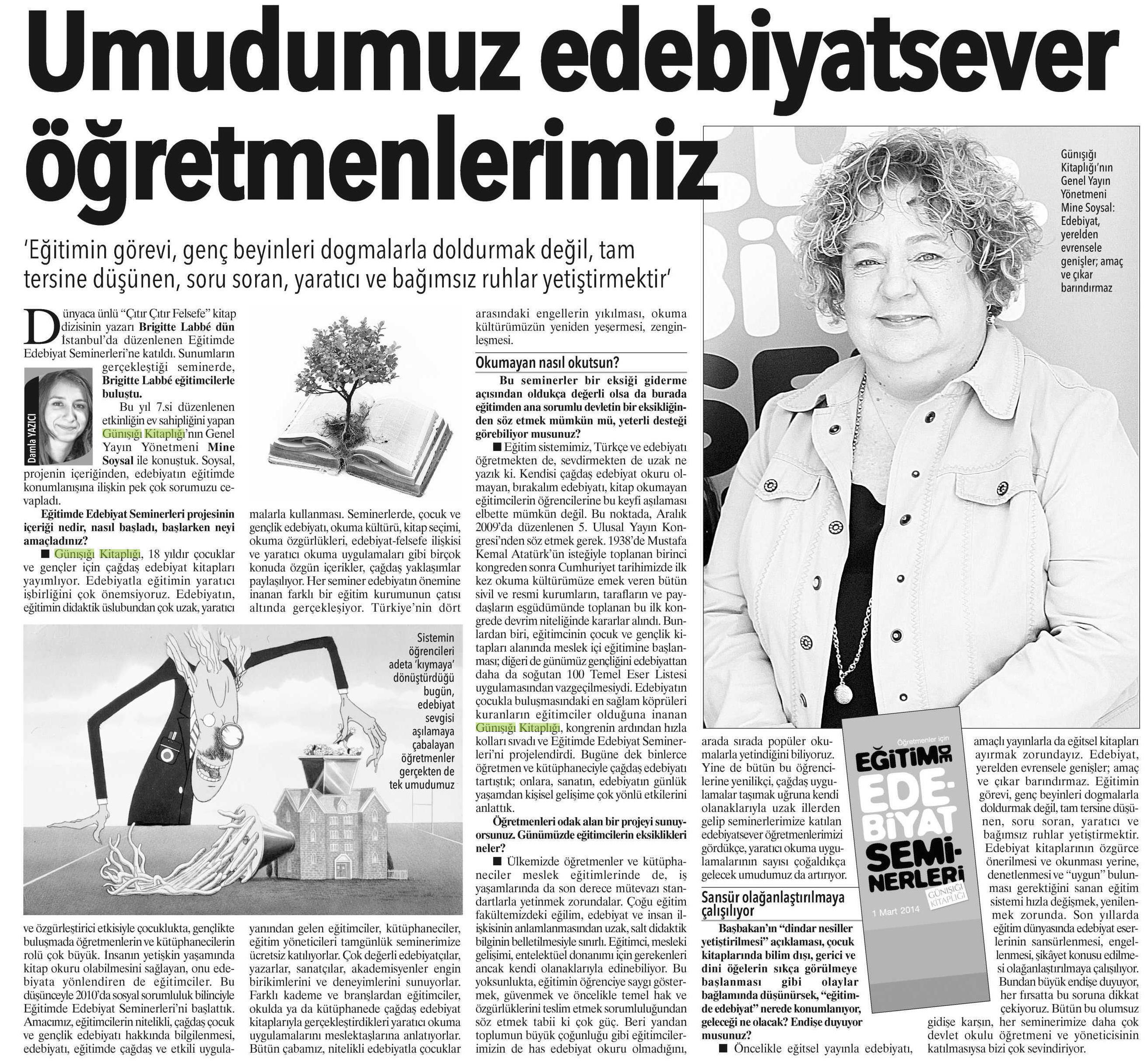 02.03.2014 Aydinlik Gazetesi