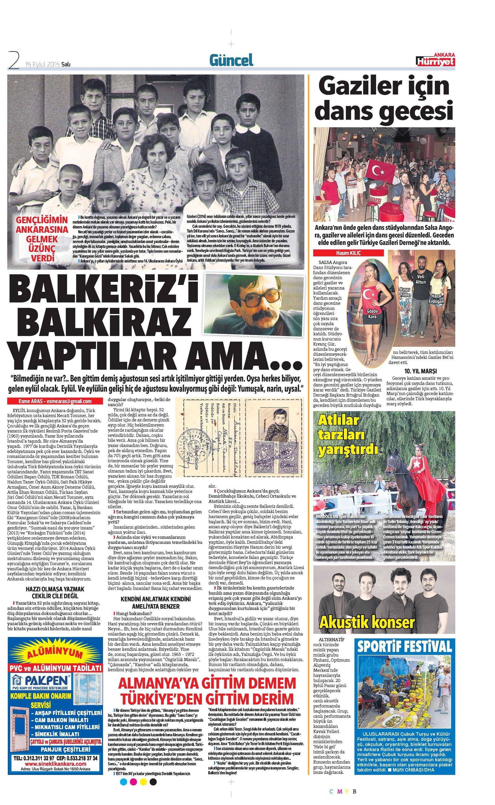 15.09.2015 Hürriyet Ankara 1B